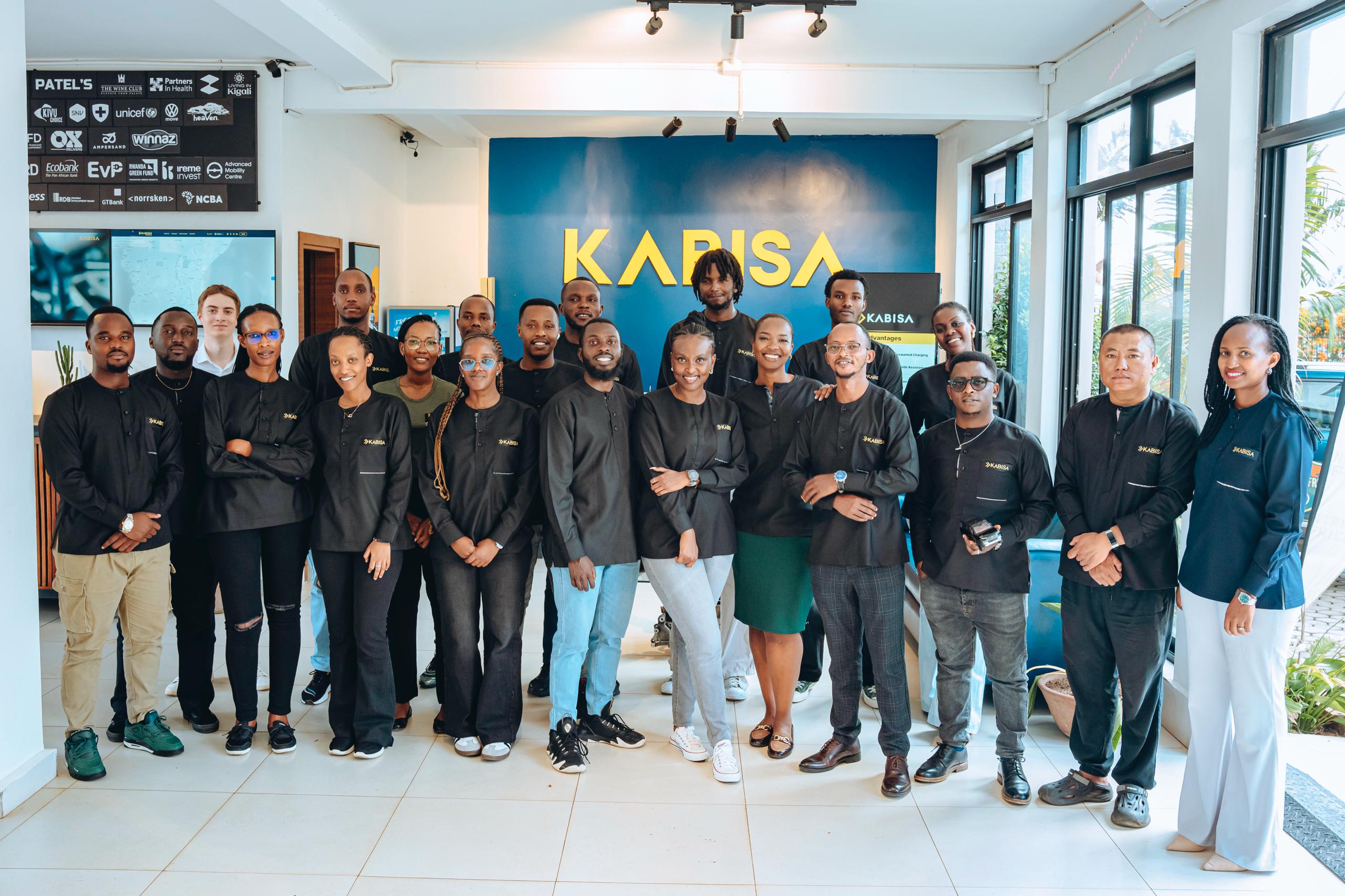 The Kabisa Rwanda team at the EV House in Kigali